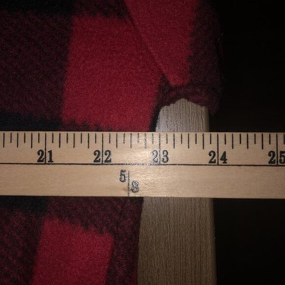 Open Trails Red Plaid Long Sleeve Button Up Flannel Shirt Mens Size XL Outdoors - Picture 7 of 9